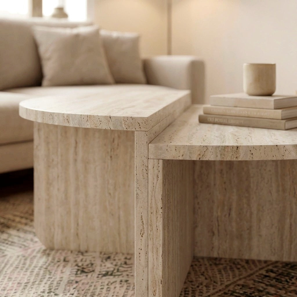 Table basse ronde moderne Aloeva