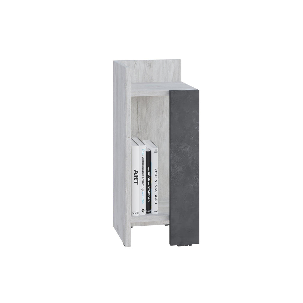 Decortieliving - Elos Modern Bedside Table Left Module 25cm Narrow