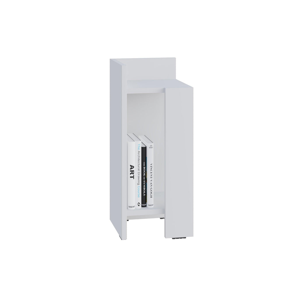 Decortieliving - Elos Modern Bedside Table Left Module 25cm Narrow