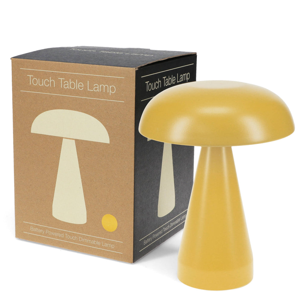 Decortieliving - Mushroom Touch Lamp | Cordless Dimmable Bedside Light