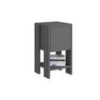Decortieliving - Ema Modern Bedside Table Bedroom Furniture 30cm Width