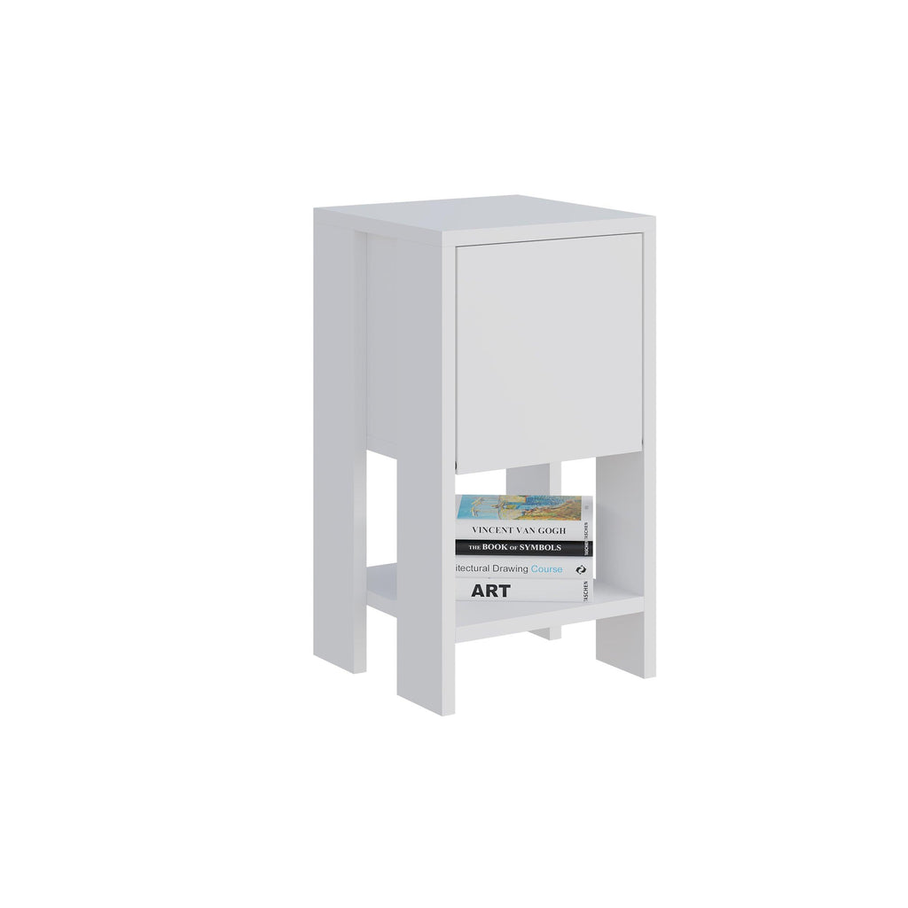 Decortieliving - Ema Modern Bedside Table Bedroom Furniture 30cm Width