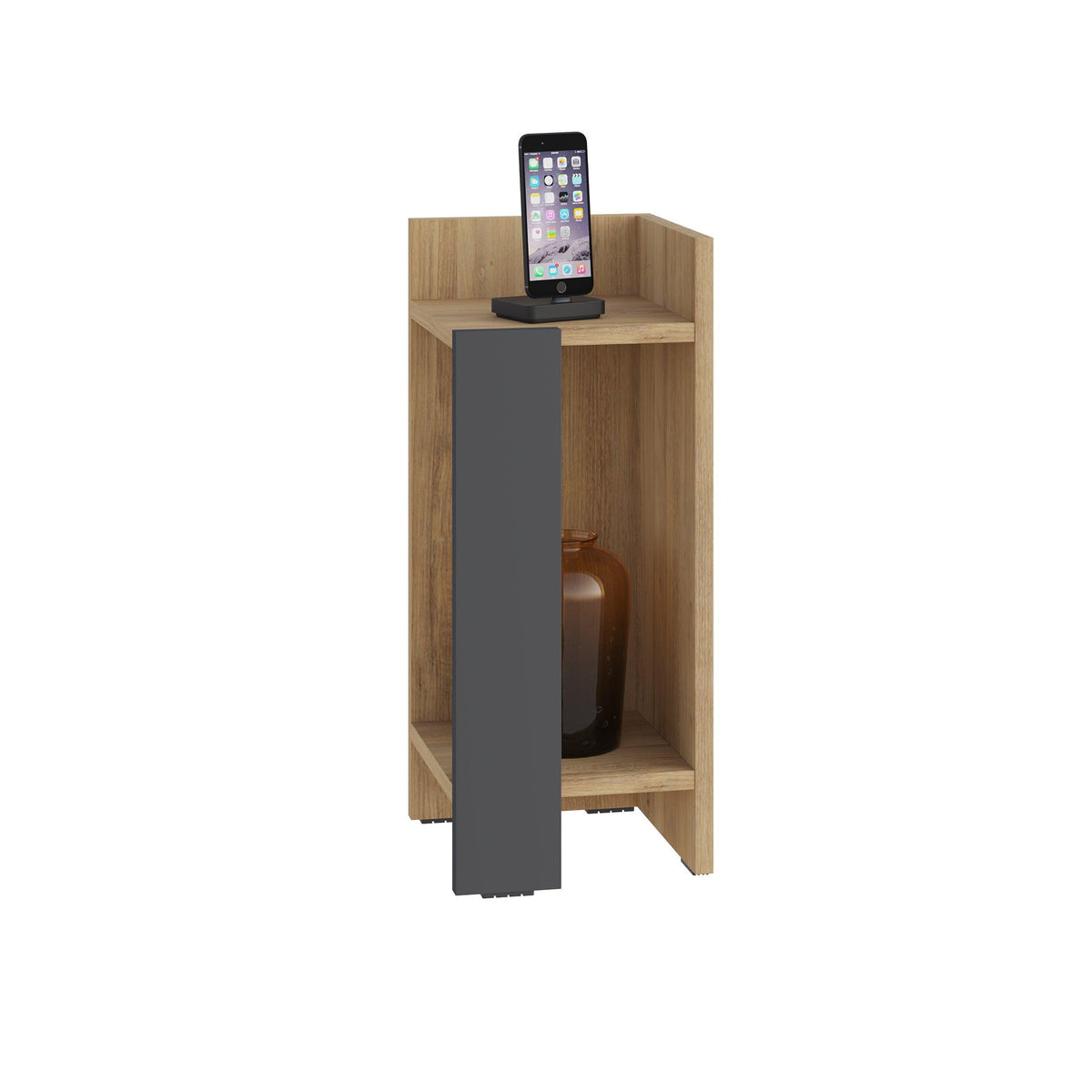 Decortieliving - Elos Modern Bedside Table Right Module 25cm Narrow