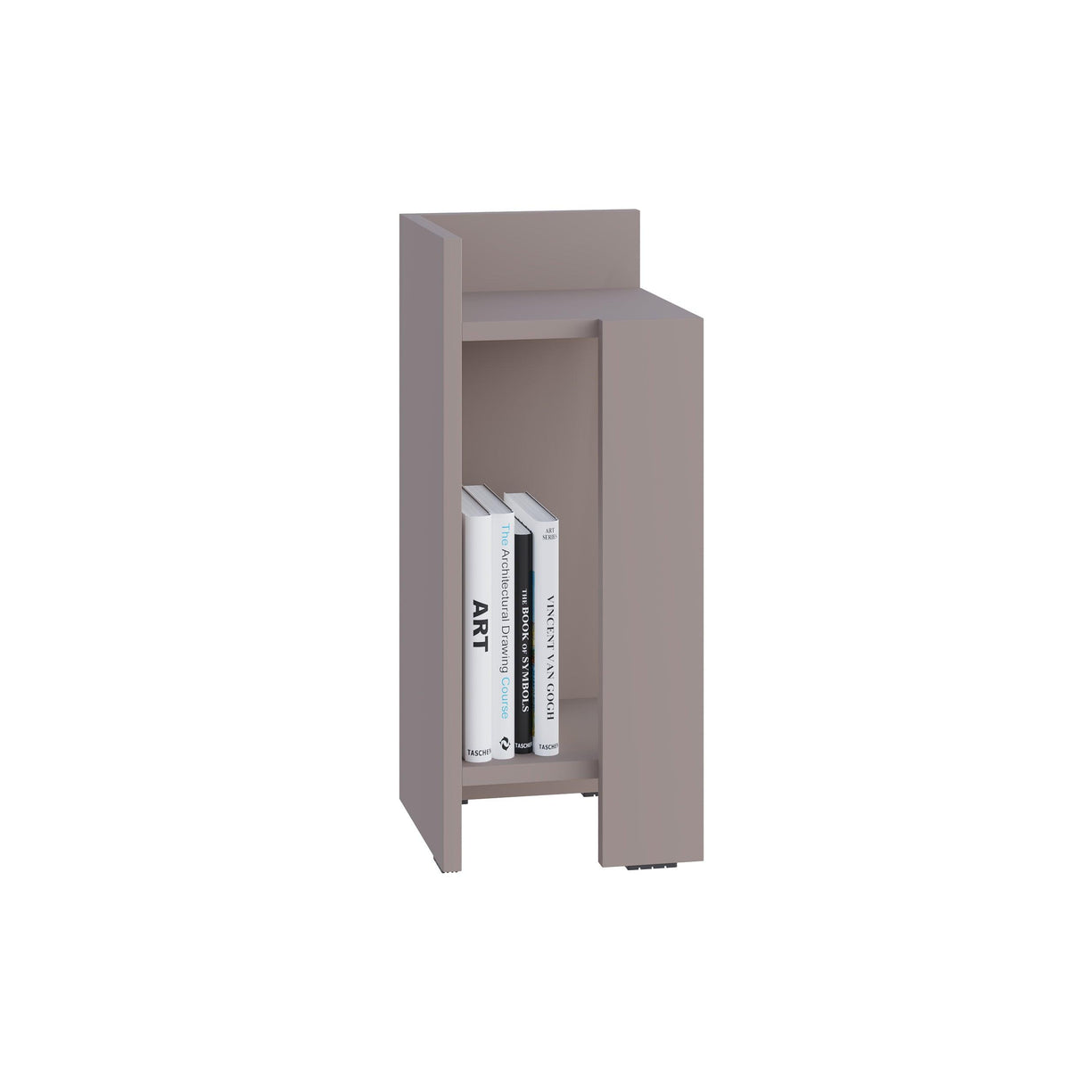 Decortieliving - Elos Modern Bedside Table Left Module 25cm Narrow