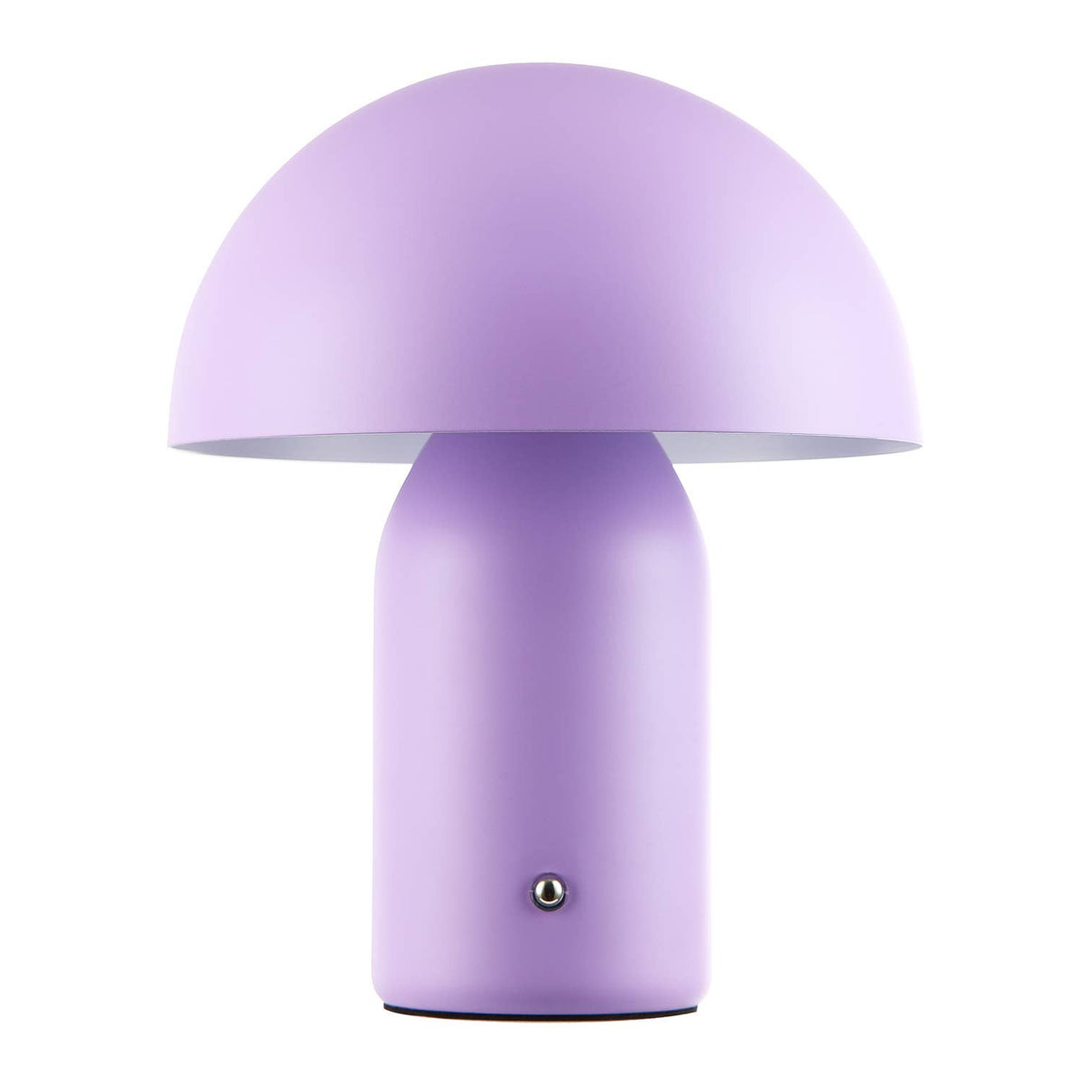 Decortieliving - Midnight Blue Mushroom Table Lamp 25cm | Rechargeable, Touch Dimmer