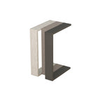 Decortieliving - Muju Modern C Shape Table Multipurpose H 57cm