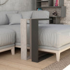 Decortieliving - Muju Modern C Shape Table Multipurpose H 57cm