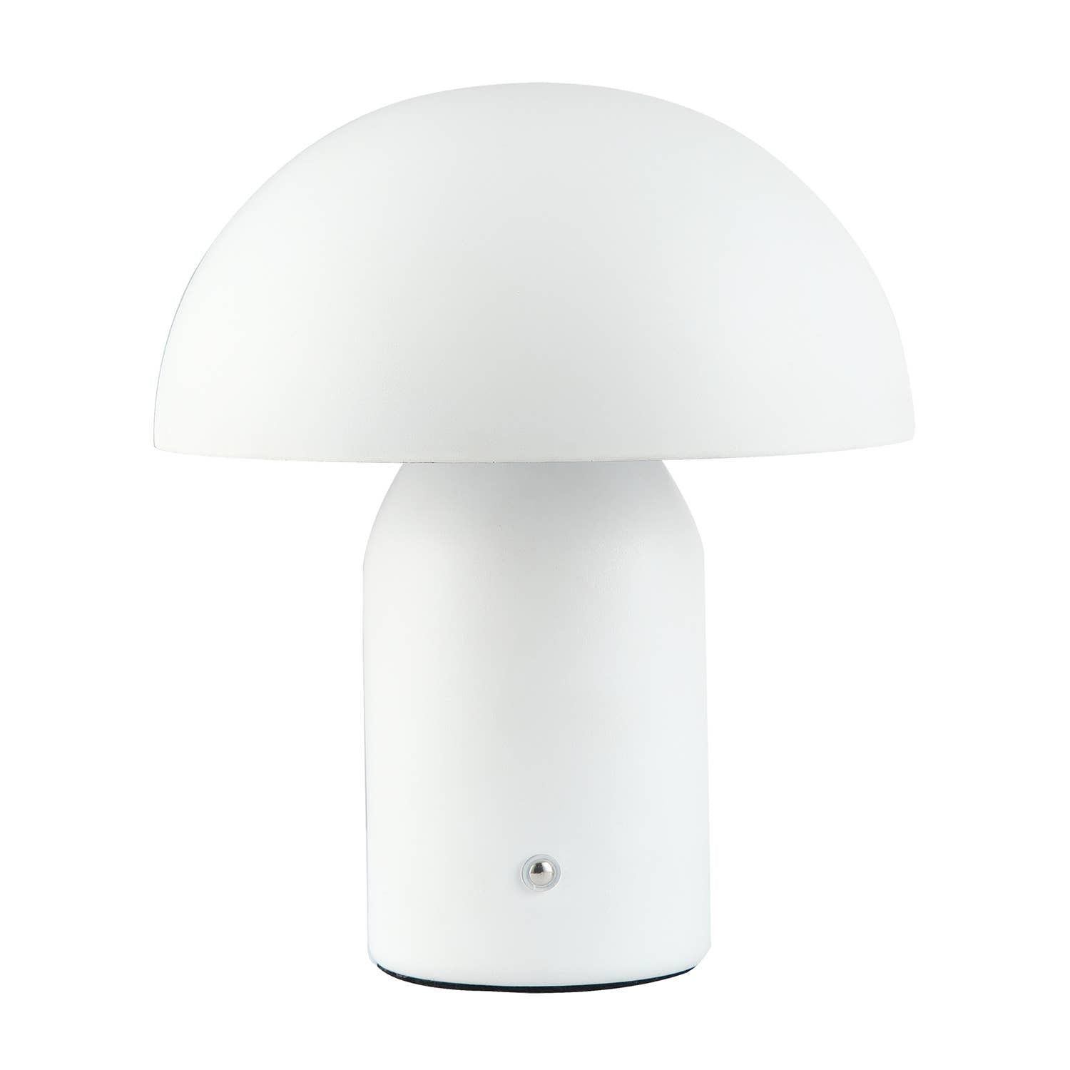 Decortieliving - Midnight Blue Mushroom Table Lamp 25cm | Rechargeable, Touch Dimmer