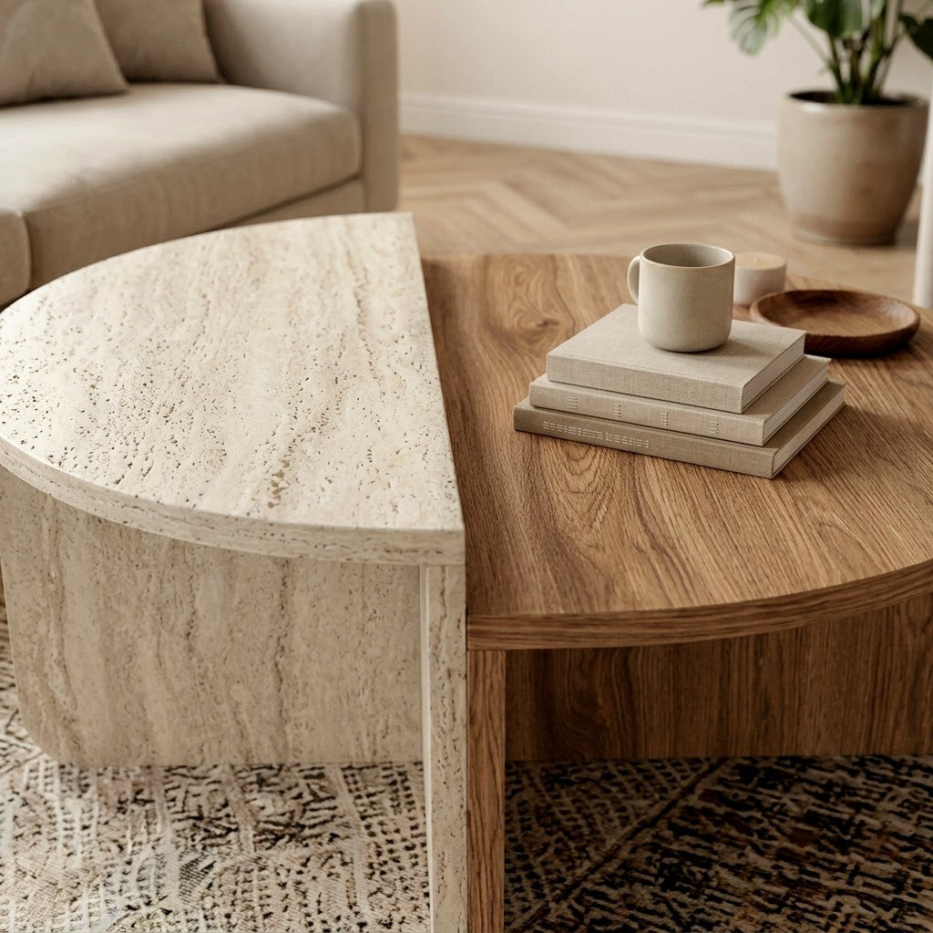 Table basse ronde moderne Aloeva