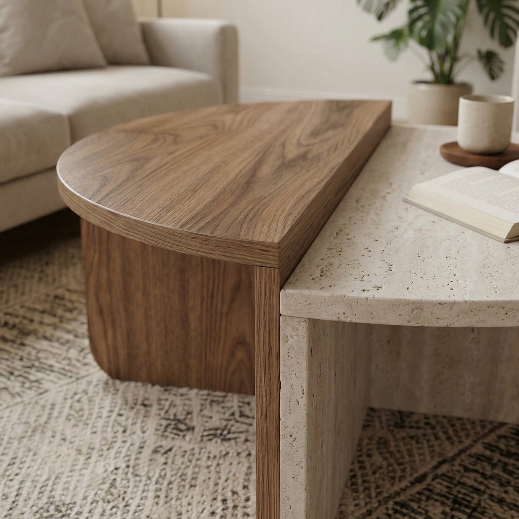 Table basse ronde moderne Aloeva