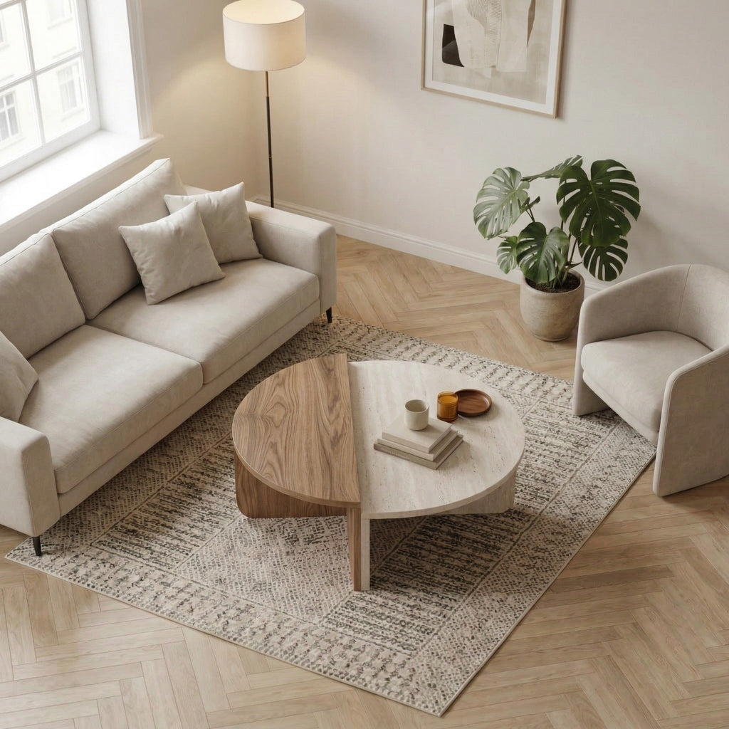 Table basse ronde moderne Aloeva