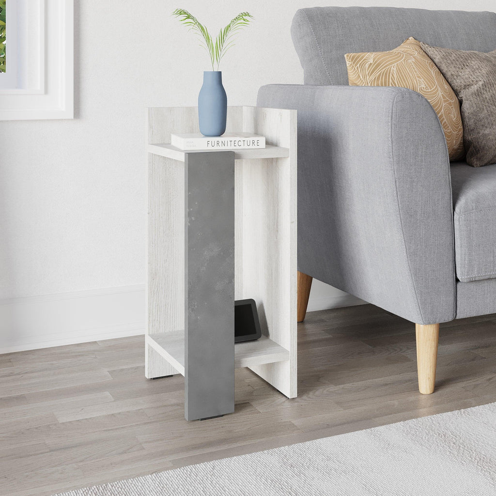 Decortieliving - Elos Modern Bedside Table Right Module 25cm Narrow