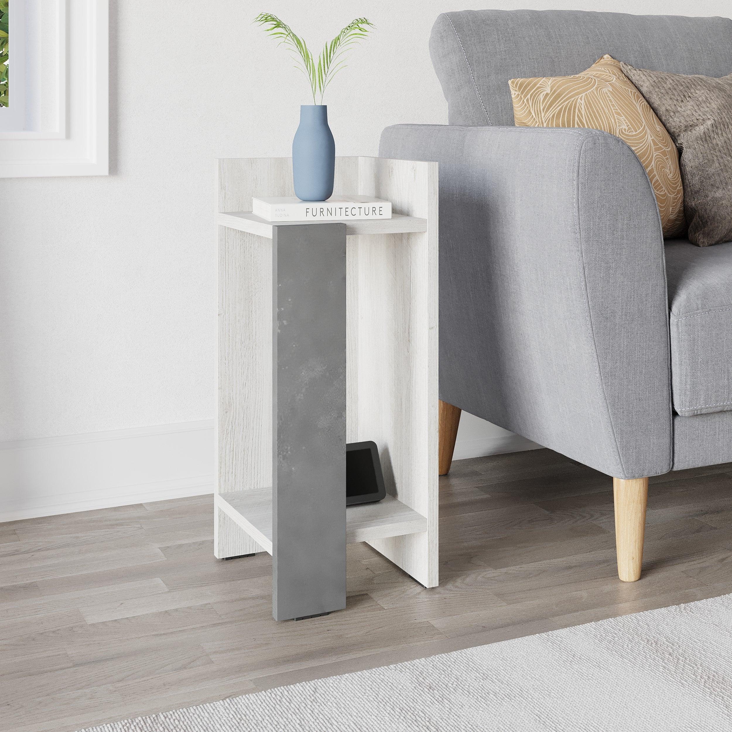Decortieliving - Elos Modern Bedside Table Right Module 25cm Narrow