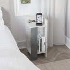 Decortieliving - Elos Modern Bedside Table Right Module 25cm Narrow