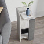 Decortieliving - Elos Modern Bedside Table Left Module 25cm Narrow