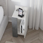 Decortieliving - Elos Modern Bedside Table Right Module 25cm Narrow
