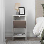 Decortieliving - Ema Modern Bedside Table Bedroom Furniture 30cm Width