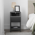 Decortieliving - Ema Modern Bedside Table Bedroom Furniture 30cm Width
