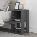 Decortieliving - Ema Modern Bedside Table Bedroom Furniture 30cm Width