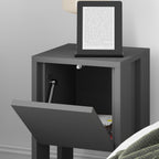 Decortieliving - Ema Modern Bedside Table Bedroom Furniture 30cm Width