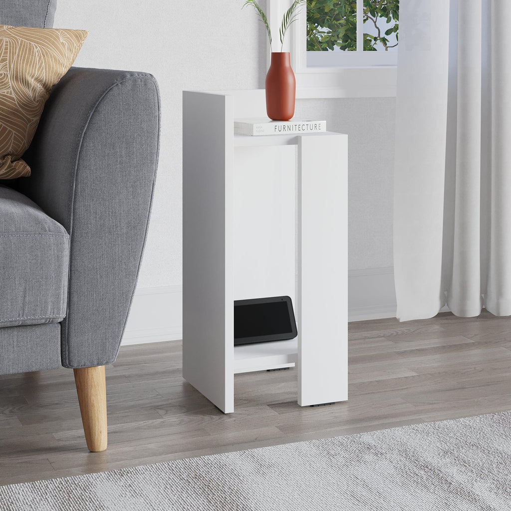 Decortieliving - Elos Modern Bedside Table Left Module 25cm Narrow