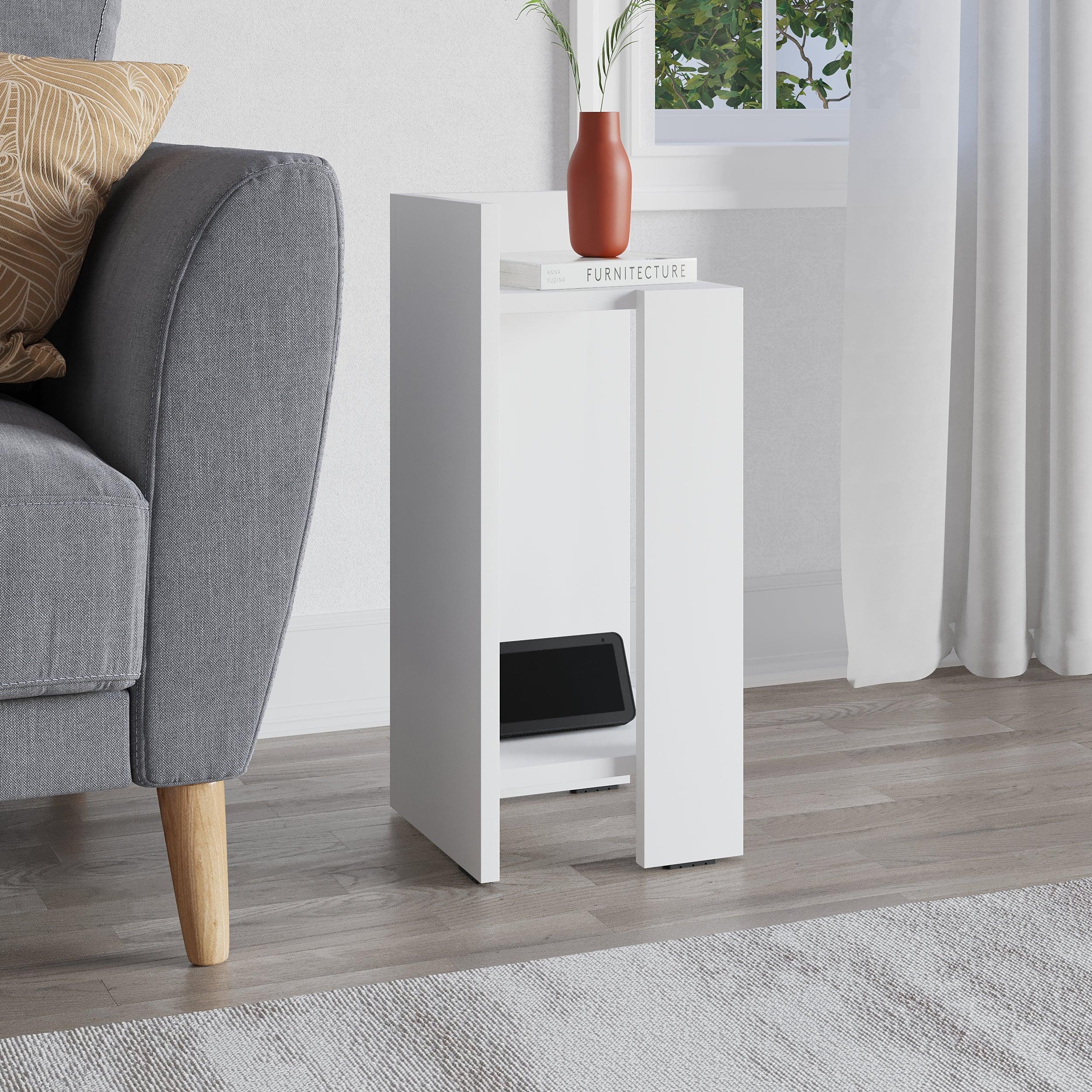 Decortieliving - Elos Modern Bedside Table Left Module 25cm Narrow
