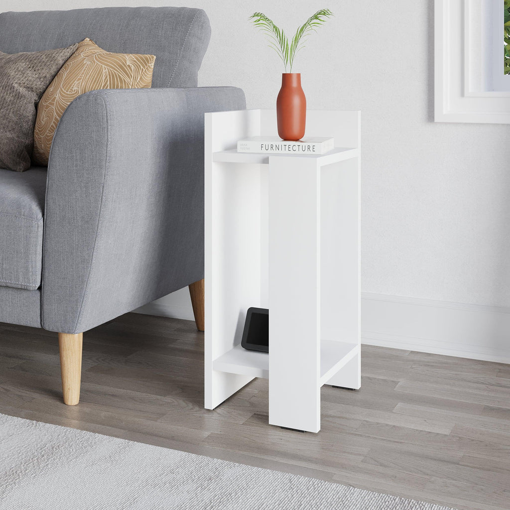 Decortieliving - Elos Modern Bedside Table Left Module 25cm Narrow