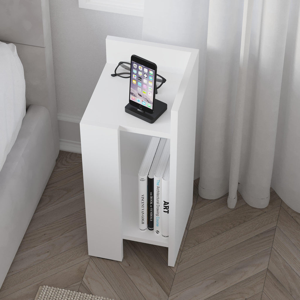 Decortieliving - Elos Modern Bedside Table Right Module 25cm Narrow
