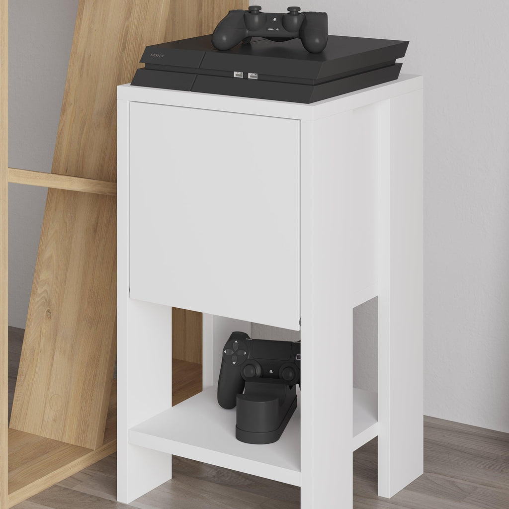 Decortieliving - Ema Modern Bedside Table Bedroom Furniture 30cm Width