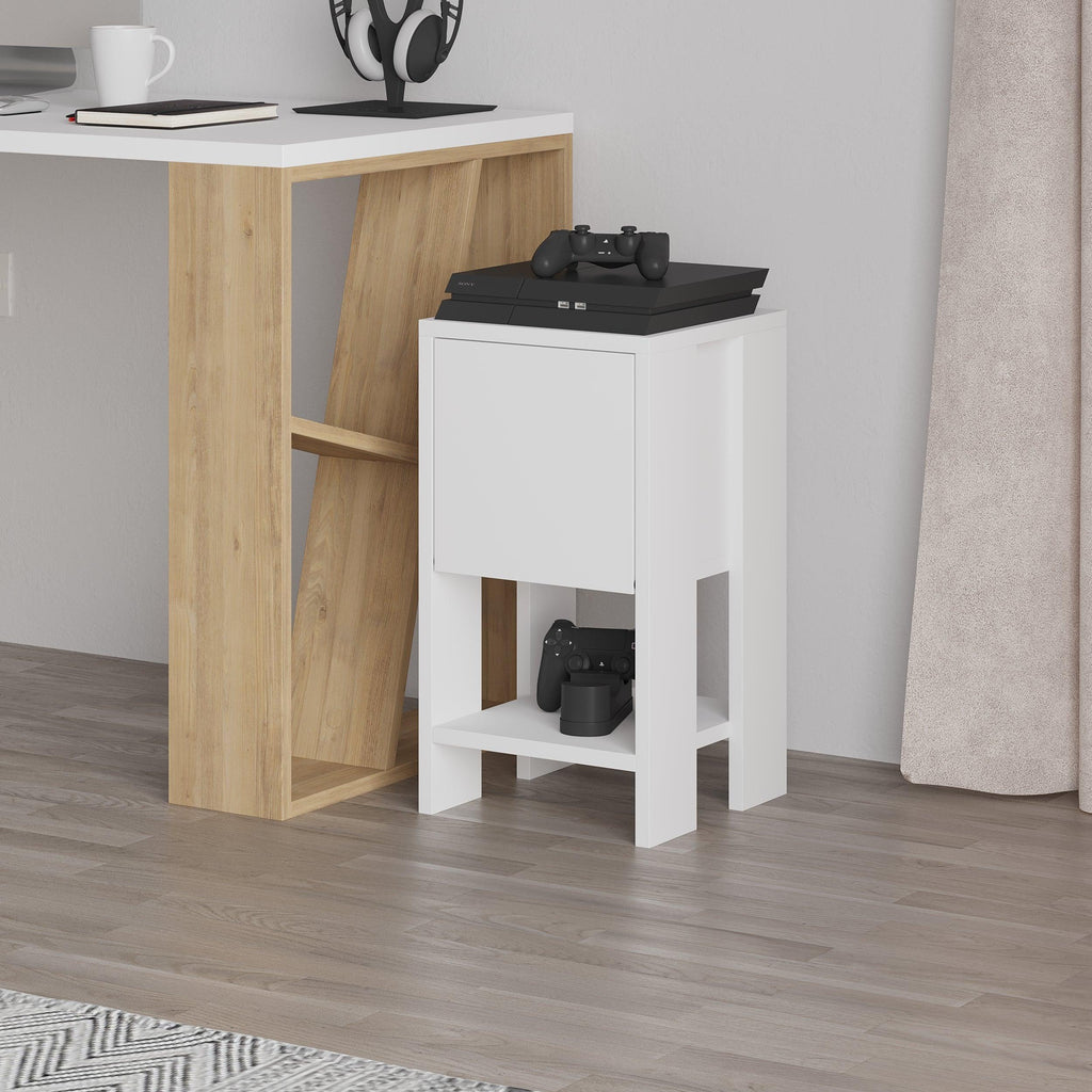 Decortieliving - Ema Modern Bedside Table Bedroom Furniture 30cm Width