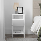 Decortieliving - Ema Modern Bedside Table Bedroom Furniture 30cm Width