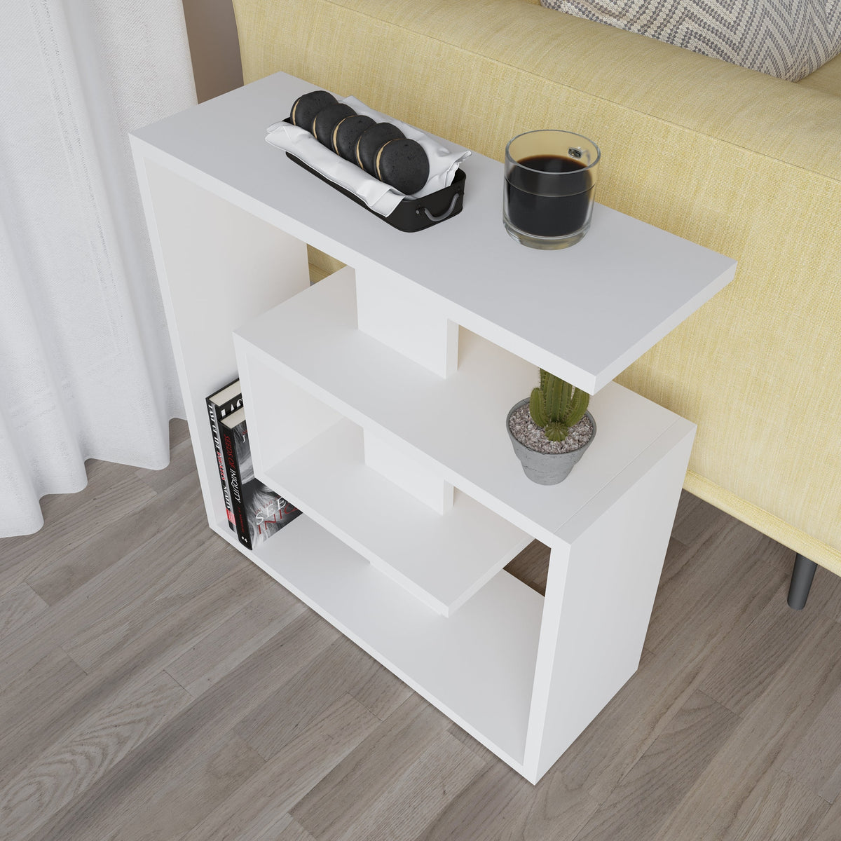 Decortieliving - Saly Modern Side End Table Multipurpose With Creativeness H 57cm 3 Tier