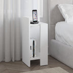 Decortieliving - Elos Modern Bedside Table Left Module 25cm Narrow