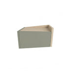 Decortieliving - Diago Floating Bedside Table with Drawer and Top Shelf - Right
