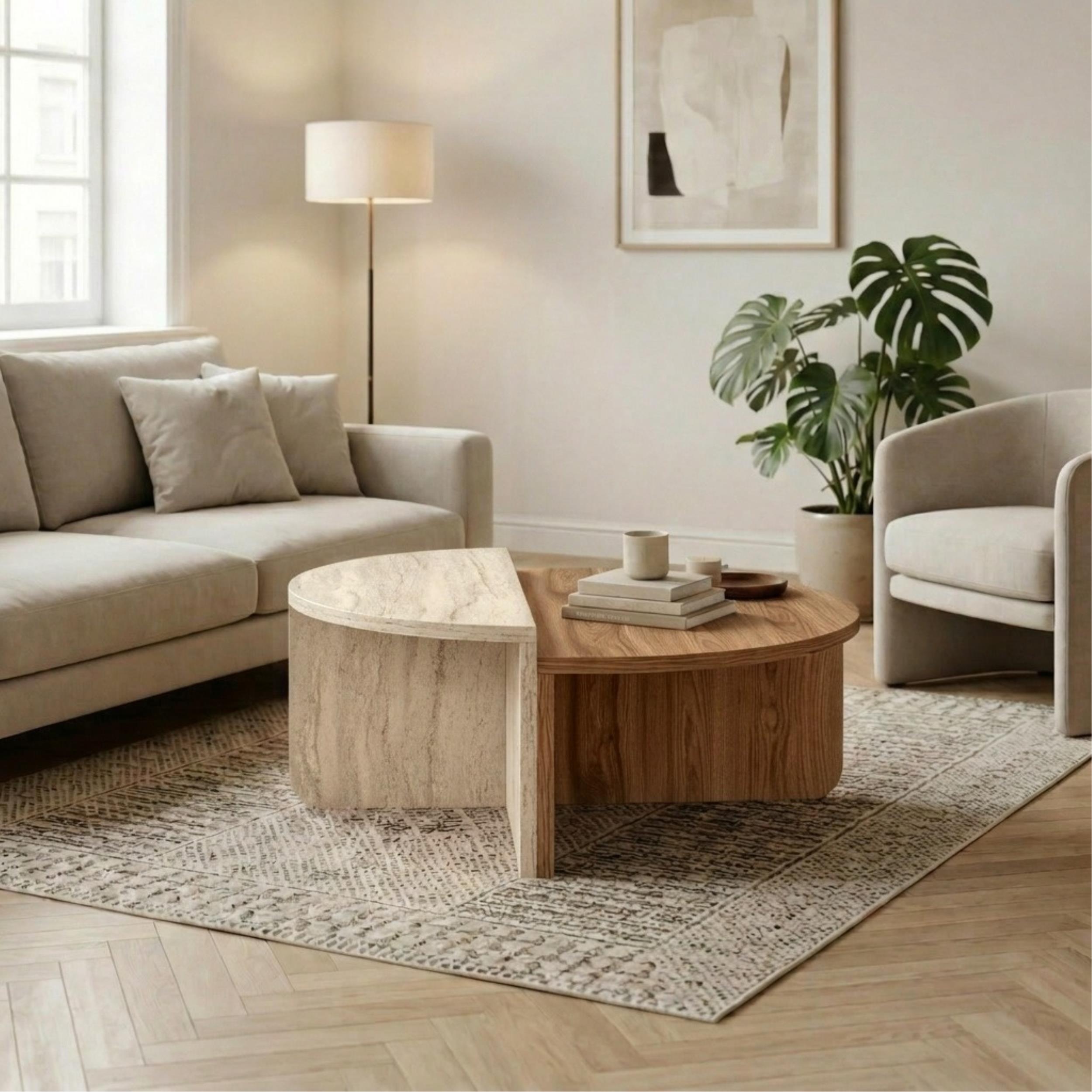 Table basse ronde moderne Aloeva