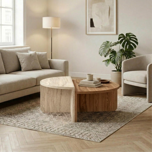 Decortieliving - Aloeva Modern Round Coffee Table