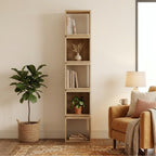 Decortieliving - Multi Modern Bookcase Display Unit Tall 167cm