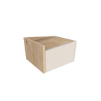 Decortieliving - Diago Floating Bedside Table with Drawer and Top Shelf - Left