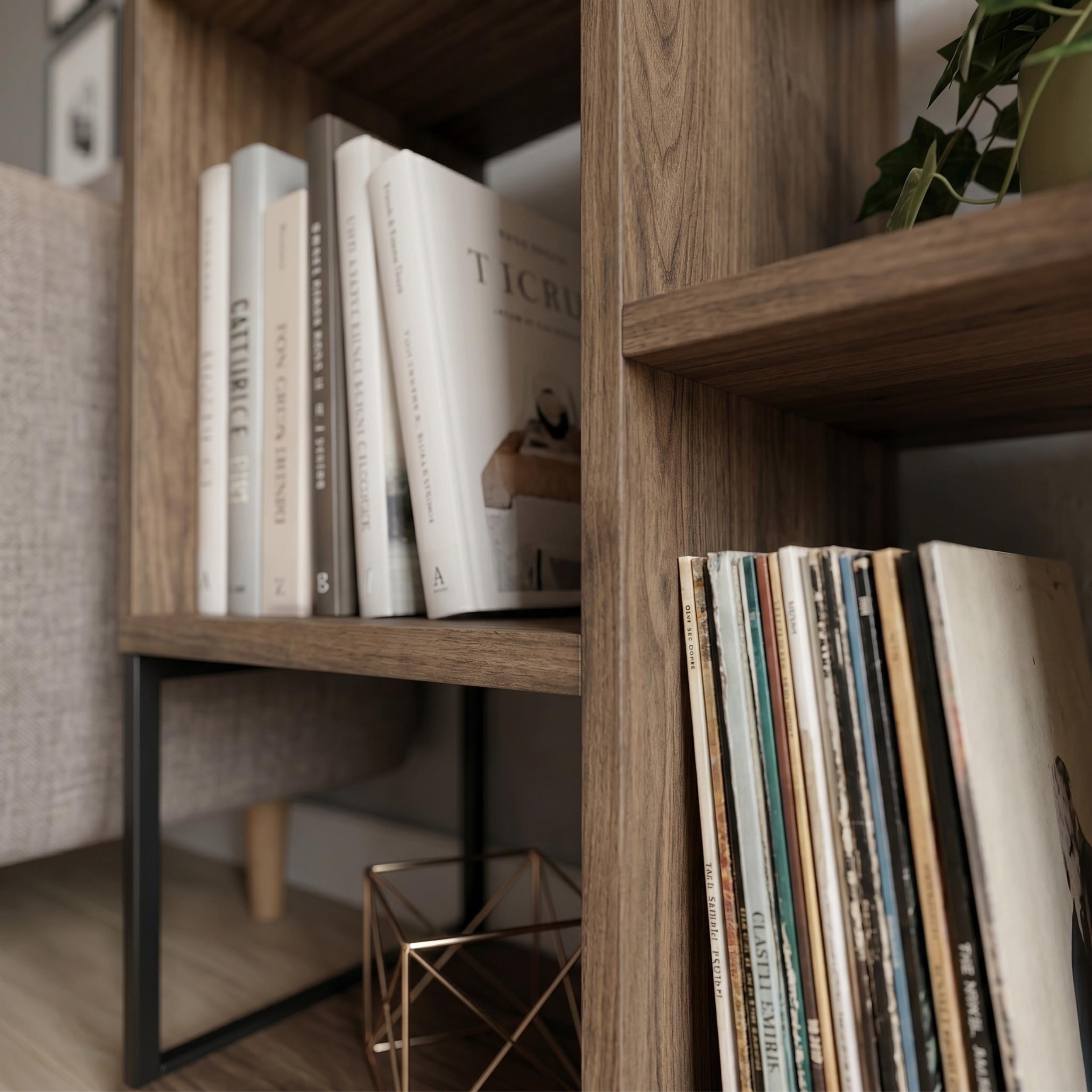 Petite bibliothèque Bolton à étagères ouvertes