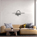Décoration murale en métal - Coucher de soleil 60x27 cm
