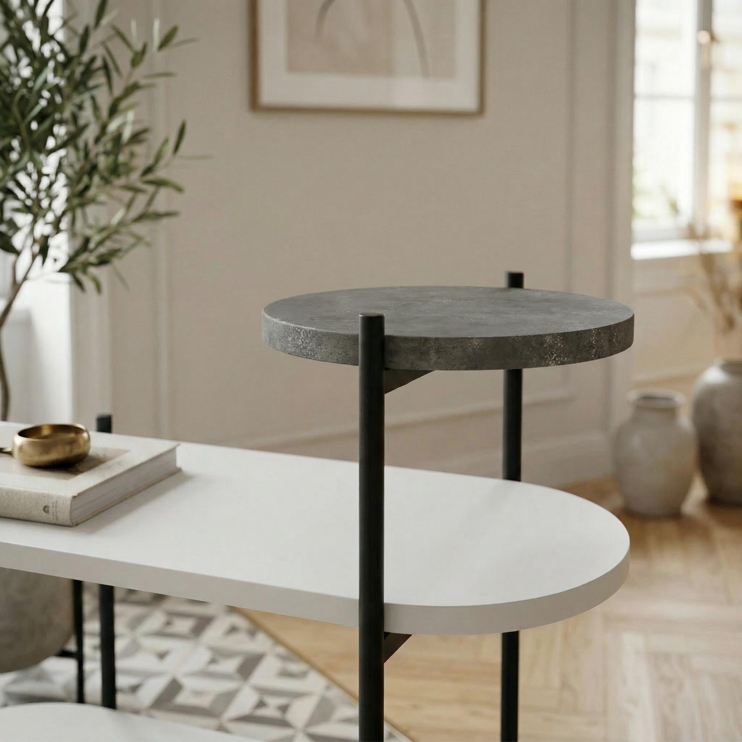 Table d'appoint à 3 niveaux Somo