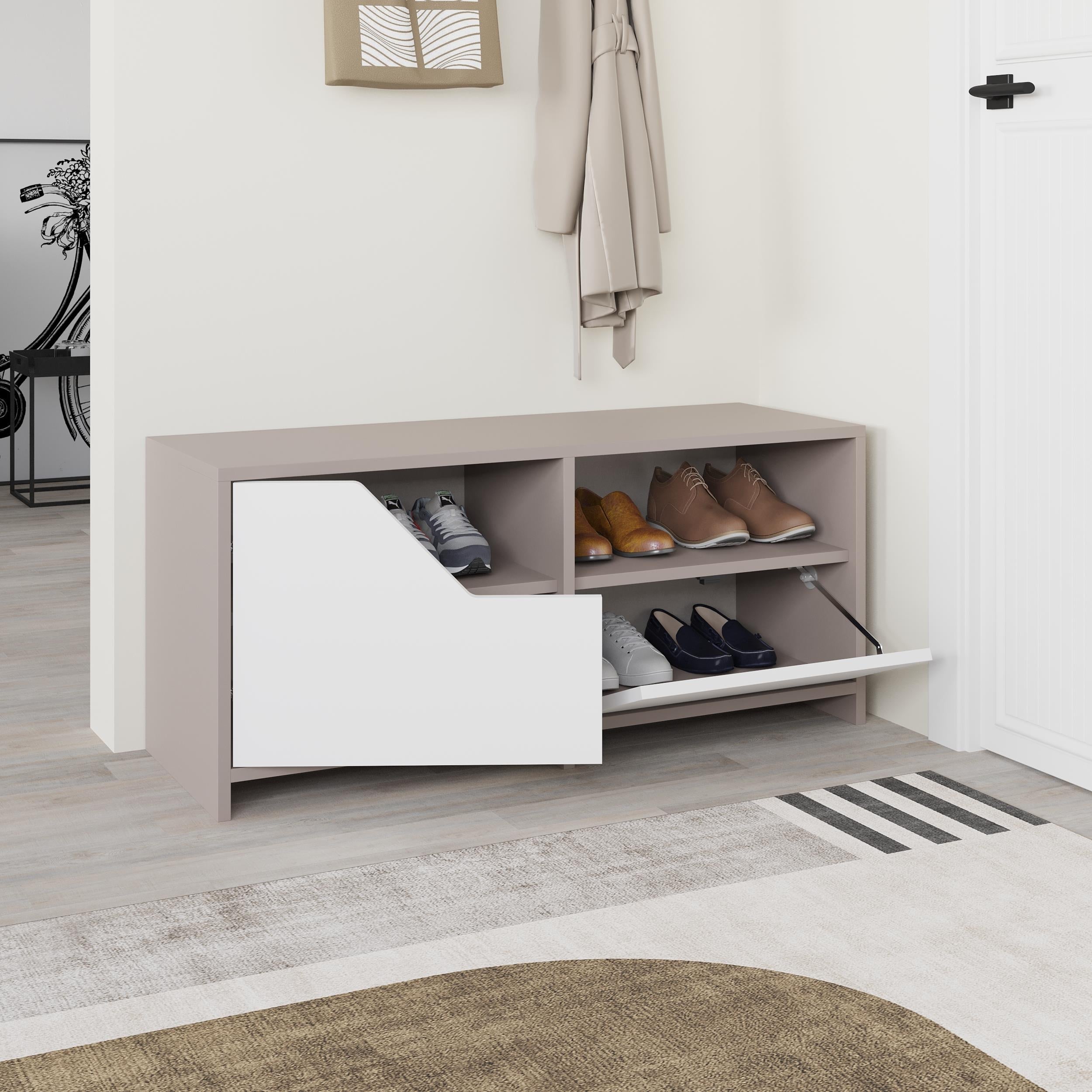 Decortieliving - Nexus Modern Shoe Rack Storage 37 x 105 x 47 cm