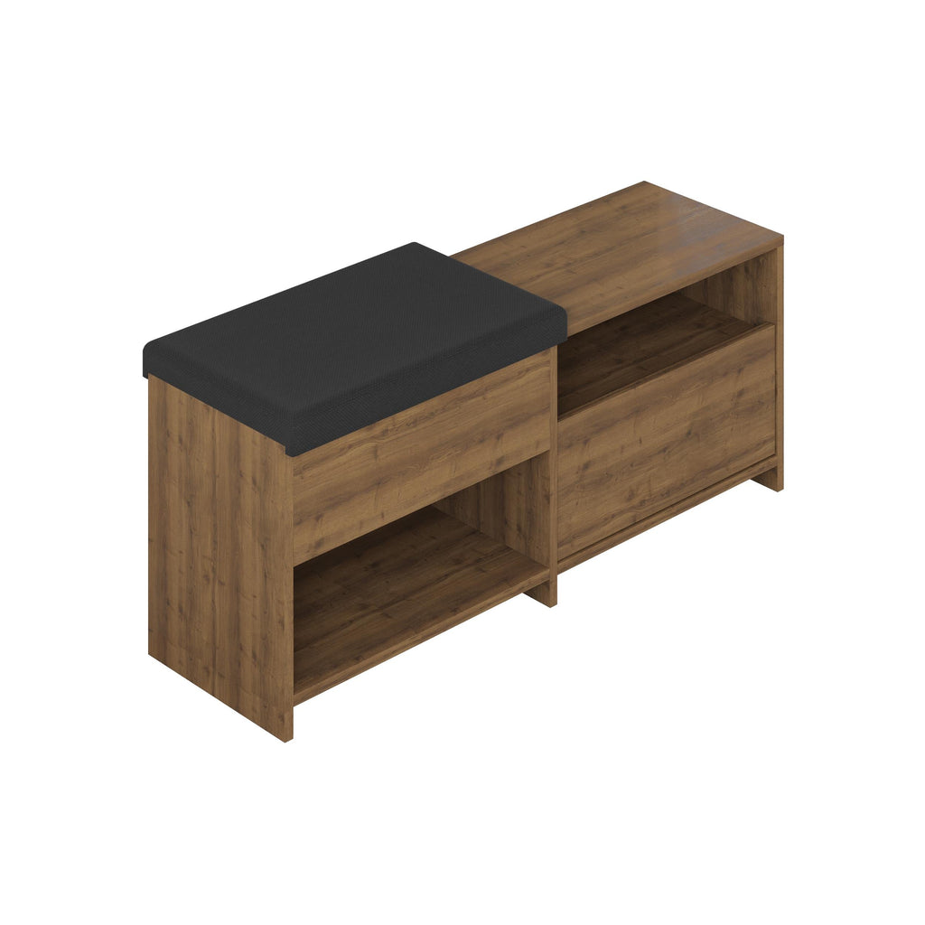 Banc à chaussures Filux – Banc de couloir moderne avec rangement