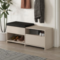 Banc à chaussures Filux – Banc de couloir moderne avec rangement