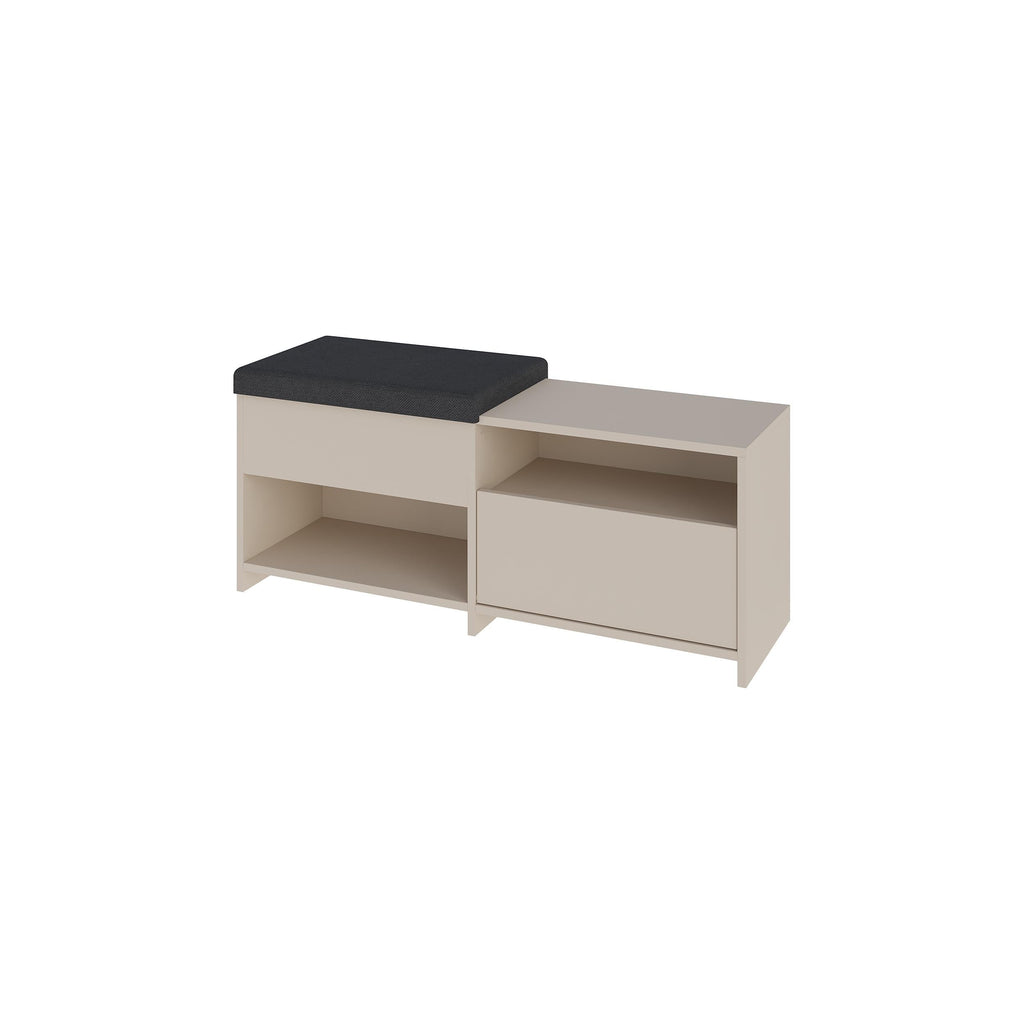 Banc à chaussures Filux – Banc de couloir moderne avec rangement