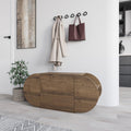 Banc à chaussures Pozy – Banc de couloir moderne avec armoire