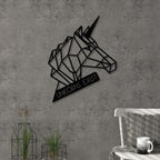Decortieliving - Metal Wall Art-no.9 Unicorn
