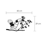 Decortieliving - Metal Wall Art-no:22 Toucan
