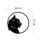 Decortieliving - Metal Wall Art-no:24 Cat Profile
