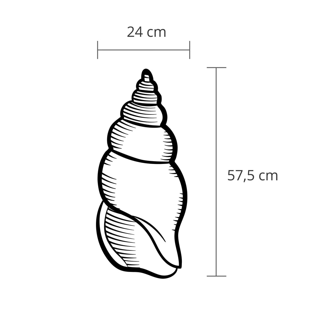 Decortieliving - Metal Wall Art-no:29 Shell